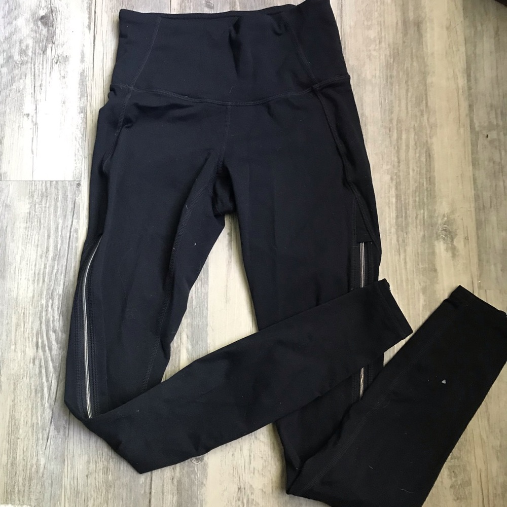 Athleta zipper leggings